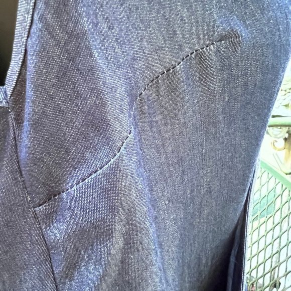 Bailey 44 Women's Top Size XS Blue V-Neck Sleeveless Faux Wrap Pullover Tencel - Picture 6 of 8